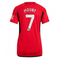 Koszulka piłkarska Manchester United Mason Mount #7 Strój Domowy dla kobiety 2023-24 tanio Krótki Rękaw